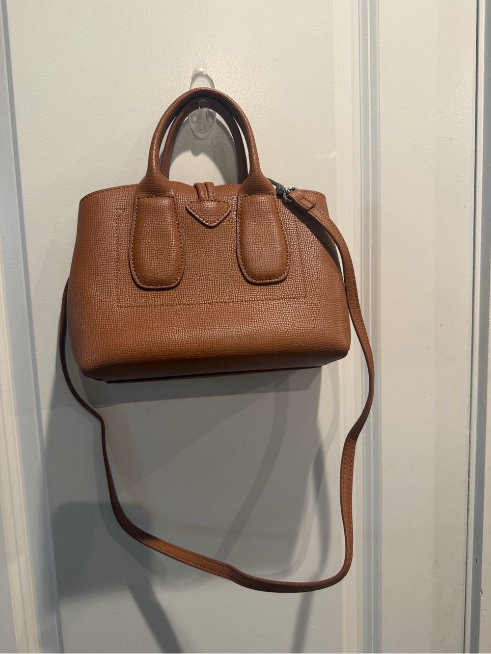Longchamp Roseau leather handbag - Picture 4 of 10